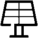 Solar panel icon