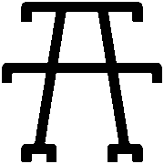 Transmission tower icon