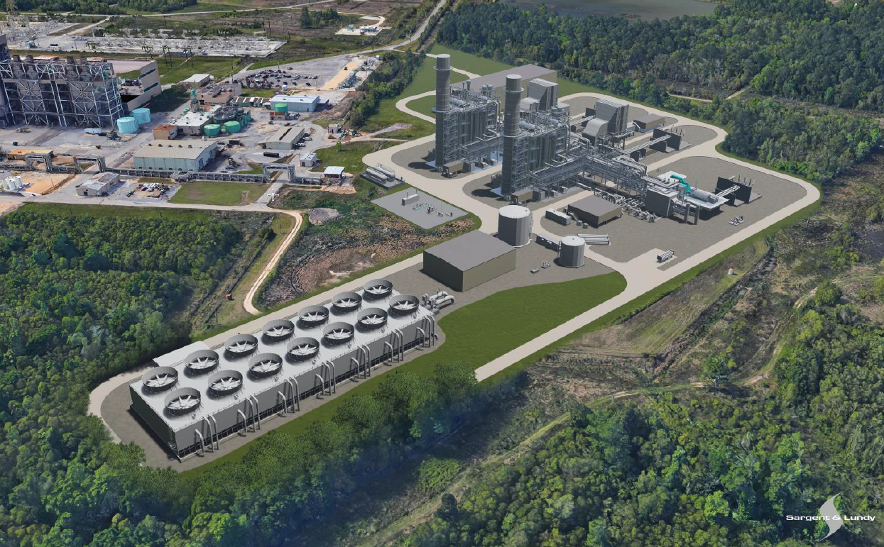 Orange County Advanced Power Station aerial mockup graphic